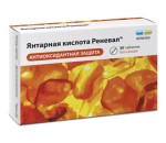 Янтарная кислота Реневал, табл. 100 мг / 500 мг №30 БАД к пище без сахара (суточная доза 300 мг - 3 таблетки)