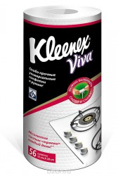 Салфетки, Kleenex (Клинекс) 56 шт Вива в рулоне универсал